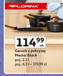 Auchan Garnek z pokrywą Florina Master Black oferta