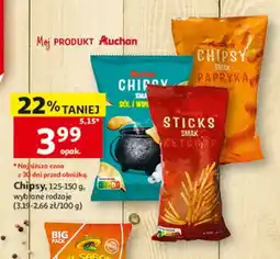 Auchan Sticks o smaku ketchupu Auchan oferta