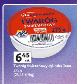 Auchan Twaróg śmietankowy cylinder Jana oferta