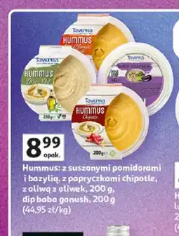 Auchan Hummus z suszonymi pomidorami i bazylią Taverna oferta