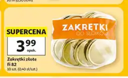 Auchan Zakrętki złote fi 82 oferta