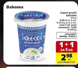 Carrefour Jogurt grecki Bakoma oferta