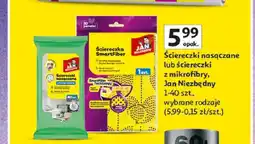 Auchan Ściereczki nasączane uniwersalne Jan Niezbędny oferta