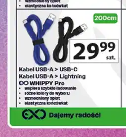 Auchan Kabel USB-A - USB-C XO Whippy Pro oferta