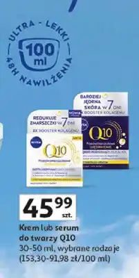 Auchan Krem do twarzy Nivea Q10 oferta