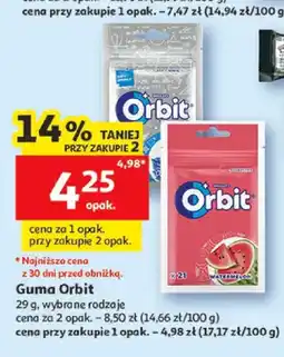 Auchan Guma do żucia Orbit Watermelon oferta