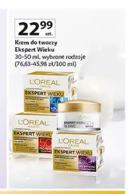 Auchan Krem do twarzy L'Oréal Paris Ekspert Wieku 40+ oferta