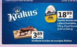 Auchan Kiełbasa krucha od szwagra Krakus oferta
