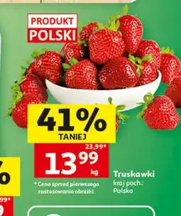 Auchan Truskawki polskie oferta