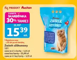 Auchan Żwirek silikonowy dla kotów Auchan oferta