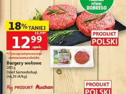 Auchan Burgery wołowe Auchan oferta