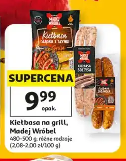 Auchan Kiełbasa na grill Madej Wróbel oferta