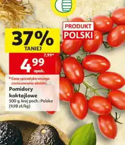 Auchan Pomidory koktajlowe polskie oferta