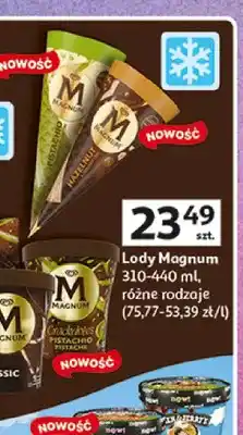 Auchan Lody w kubku Magnum Pistachio oferta