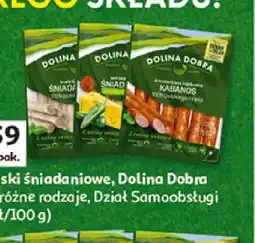 Auchan Kiełbaski śniadaniowe Dolina Dobra oferta