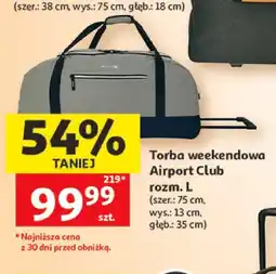 Auchan Torba weekendowa Airport Club oferta