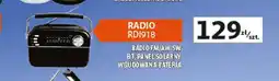Auchan Radio Manta RDI918 radio FM/AW/SW BT, panel solarny wbudowana bateria oferta
