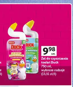 Auchan Żel do czyszczenia toalet Duck Hibiscus Hyperspace oferta