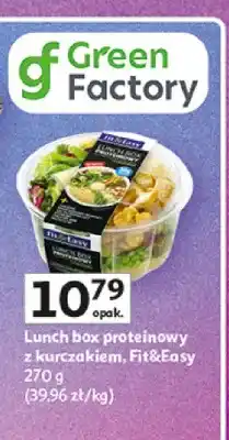 Auchan Lunch box proteinowy z kurczakiem Fit&Easy oferta