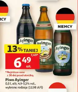 Auchan Piwo Ayinger Kellerbier oferta