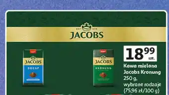 Auchan Kawa mielona Jacobs Krönung oferta