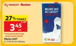 Auchan Mleko UHT bez laktozy Auchan oferta