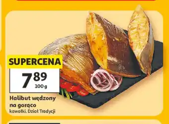 Auchan Halibut wędzony na gorąco kawałki oferta