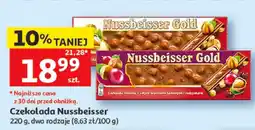Auchan Czekolada Nussbeisser Gold z całymi orzechami laskowymi oferta