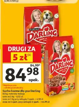 Auchan Sucha karma dla psa Purina Darling oferta