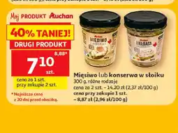 Auchan Mięsiwo w słoiku Auchan oferta