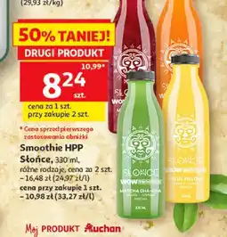 Auchan Smoothie HPP Słońce Matcha Cha-Cha oferta