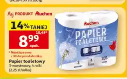 Auchan Papier toaletowy Auchan oferta