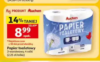 Auchan Papier toaletowy Auchan oferta