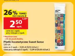Auchan Płatki kosmetyczne Sweet Sense oferta