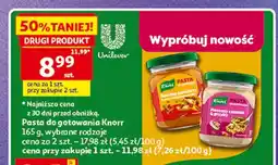 Auchan Pasta do gotowania Knorr Suszone pomidory oferta