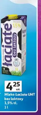 Auchan Mleko Łaciate UHT bez laktozy 1,5% oferta