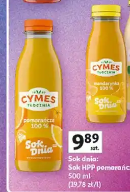 Auchan Sok dnia Sok HPP pomarańcza Cymes oferta
