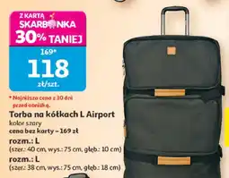 Auchan Torba na kółkach L Airport oferta