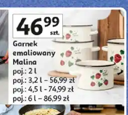 Auchan Garnek emaliowany Florina Malina oferta