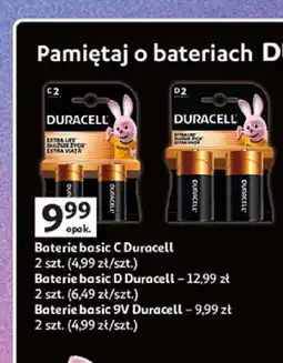 Auchan Baterie basic C Duracell 2-pak oferta
