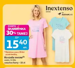Auchan Koszula nocna damska Inextenso oferta