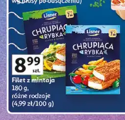 Auchan Filet z mintaja Lisner Chrupiąca Rybka oferta