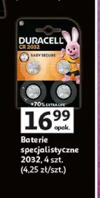 Auchan Baterie specjalistyczne Duracell 2032 4-pak oferta