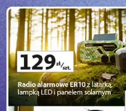 Auchan Radio alarmowe Blaupunkt ER10 z latarką, lampką LED i panelem solarnym oferta
