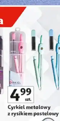 Auchan Cyrkiel metalowy z rysikiem pastelowy Erema oferta
