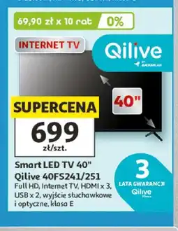 Auchan Telewizor Smart LED Qilive 40FS241/251 40 oferta
