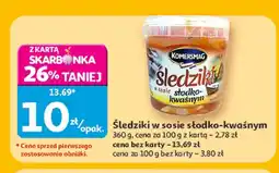 Auchan Śledziki w sosie słodko-kwaśnym Komersmag oferta