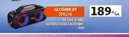 Auchan Głośnik BT Manta SPK216 BT, IPX5, X-BASS asystent Google Assistant, /Siri oferta