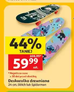 Auchan Deskorolka drewniana Stitch oferta