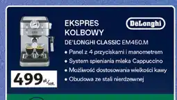 Auchan Ekspres kolbowy DeLonghi Classic EM450.M oferta